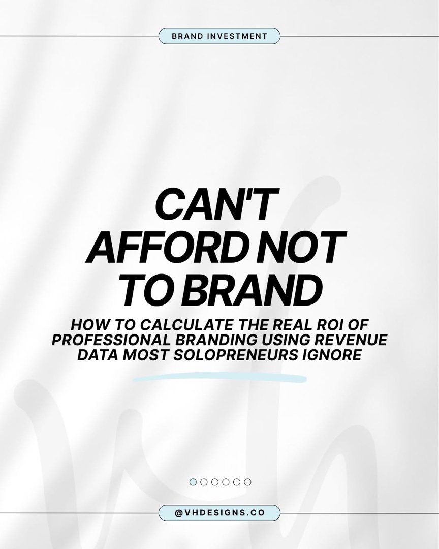 Carrossel: o ROI real de um branding profissional